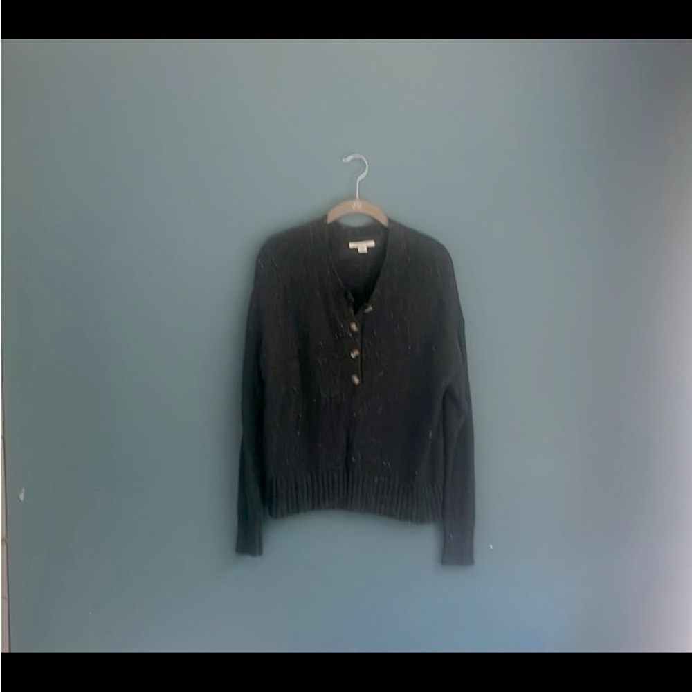 American Eagle dark gray speckled knit sweater‎ women's size small